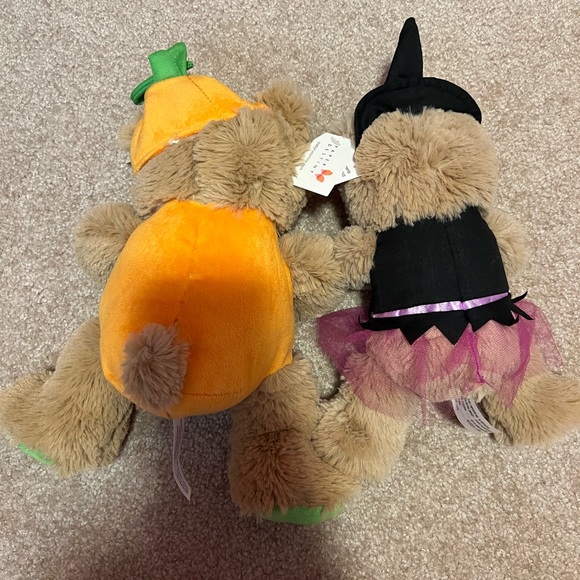 Papyrus Teddy Bears. Pumpkin/Witch, NWT - Picture 2 of 2